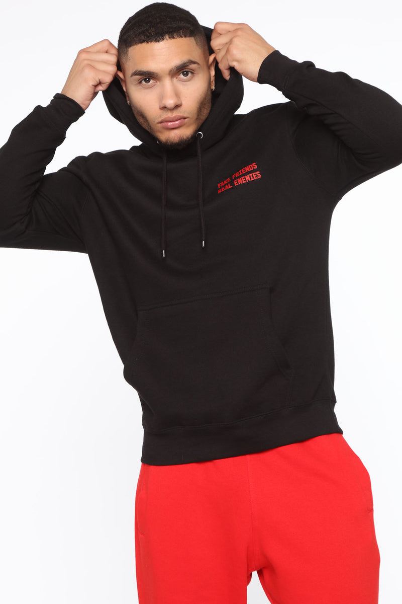 Fake friends 2025 real enemies hoodie