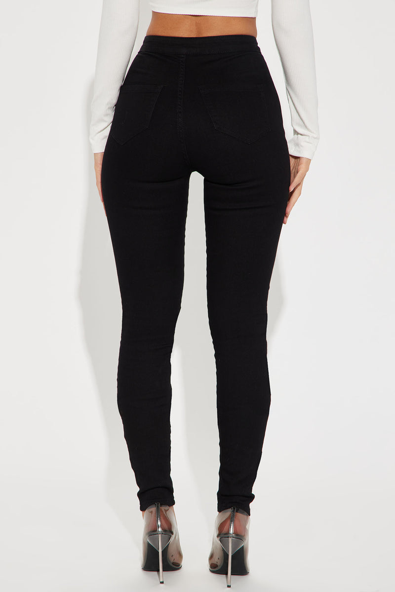 Tall Luxe Ultra High Waist Skinny Jeans Black Fashion Nova, Jeans