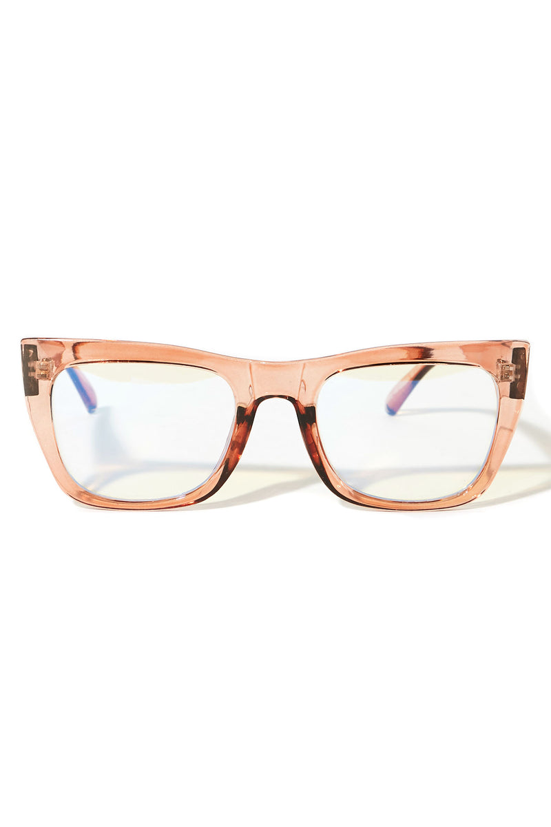 Crystal Clear Persuasion Sunglasses Clea Nude Fashion Nova