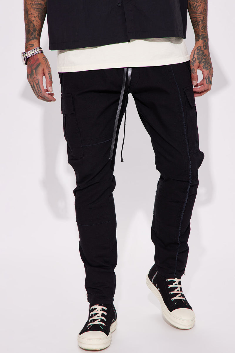 Cargo pants on sale zipper ankle