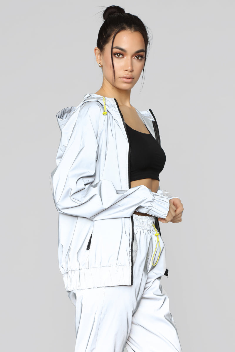Fashion nova reflective top jacket