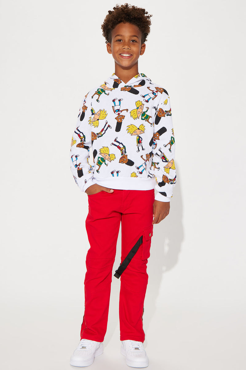 Mini Stunting Is A Habit Moto Skinny Jeans Red Fashion Nova