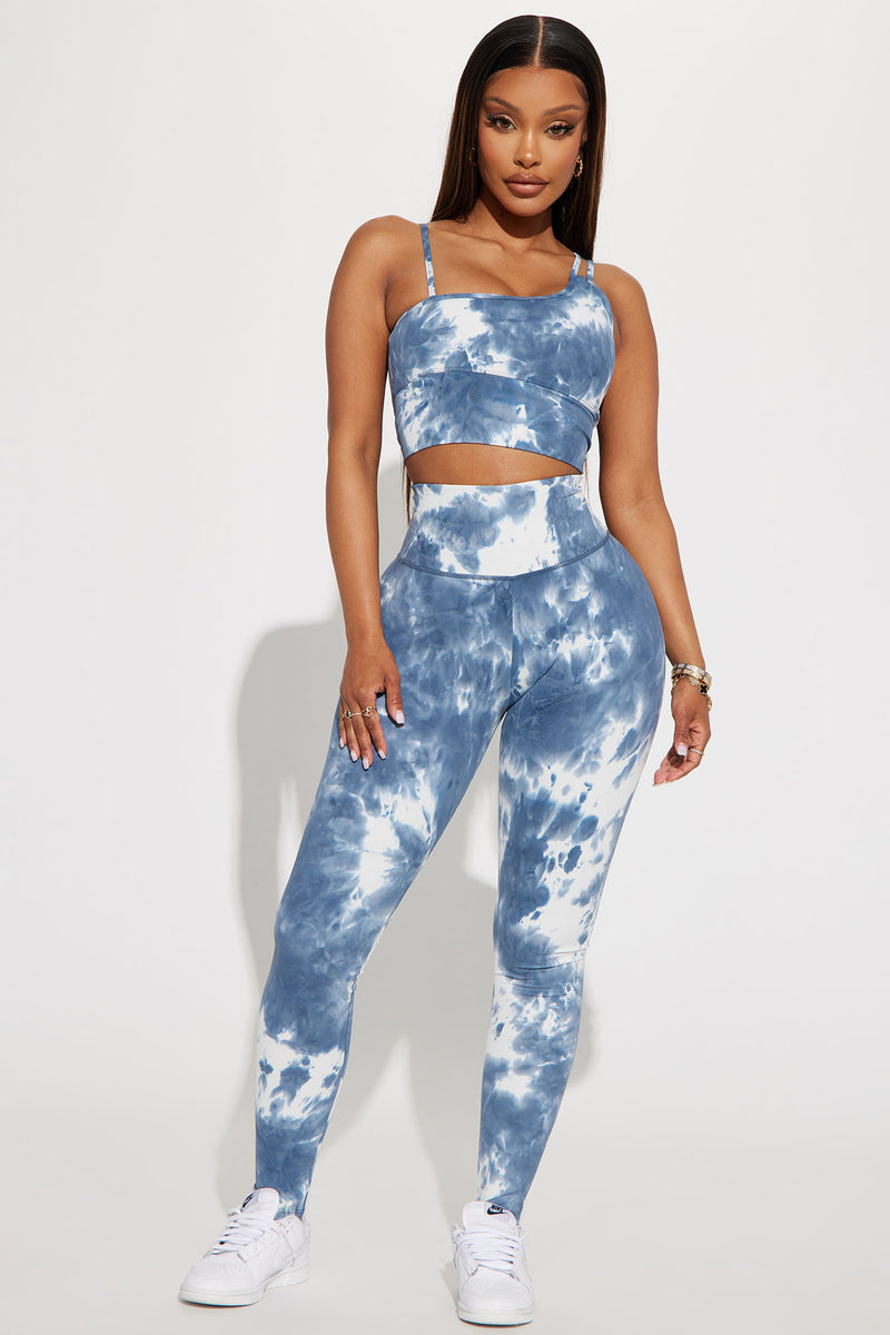Stay Active Crop Top Blue combo