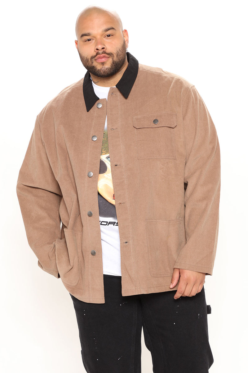 Corduroy Chore Jacket Taupe