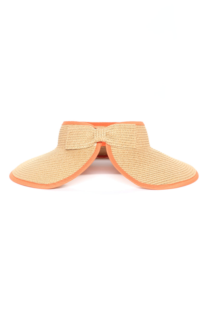 Catch Me If You Dare Visor Tan/Multi Fashion Nova, Accessories
