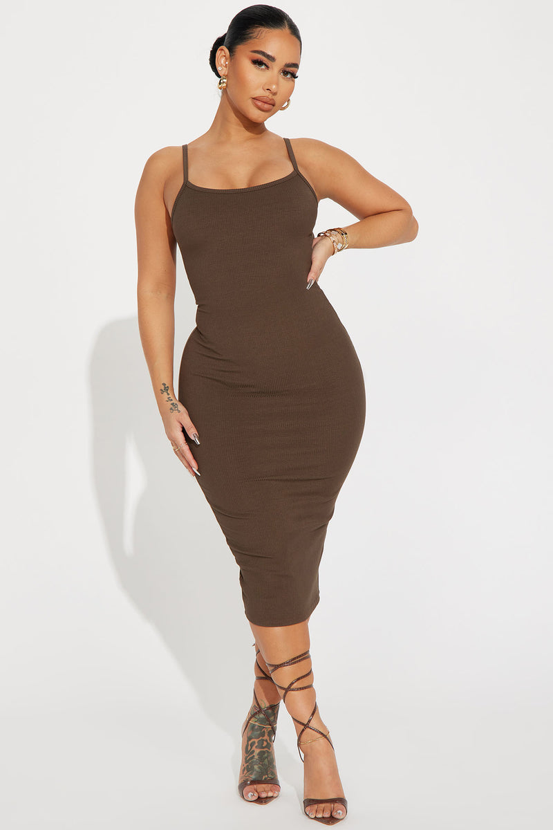 Marcell Snatched Midi Dress