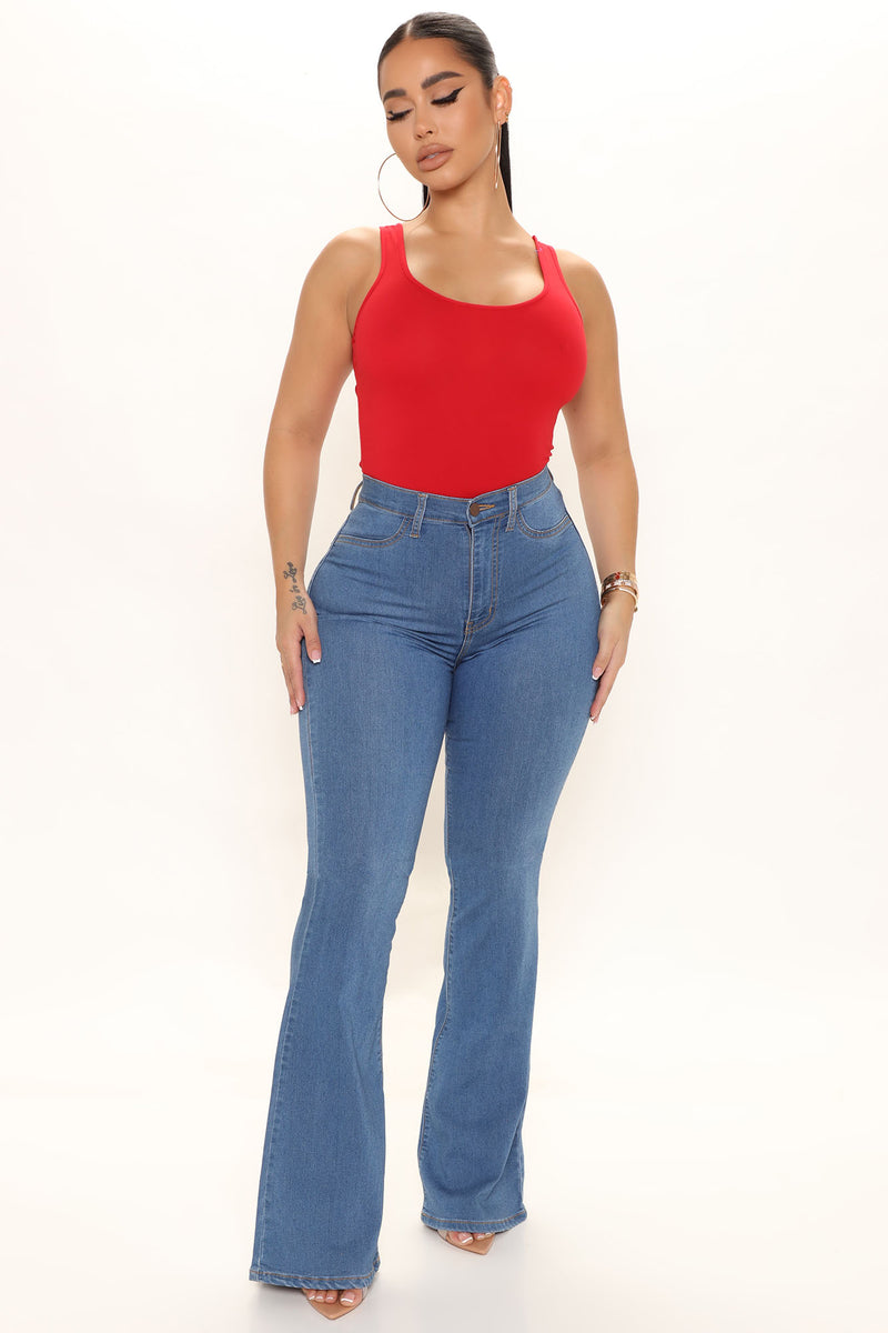 Maliah Bodysuit Red Fashion Nova, Basic Tops & Bodysuits Fashion Nova