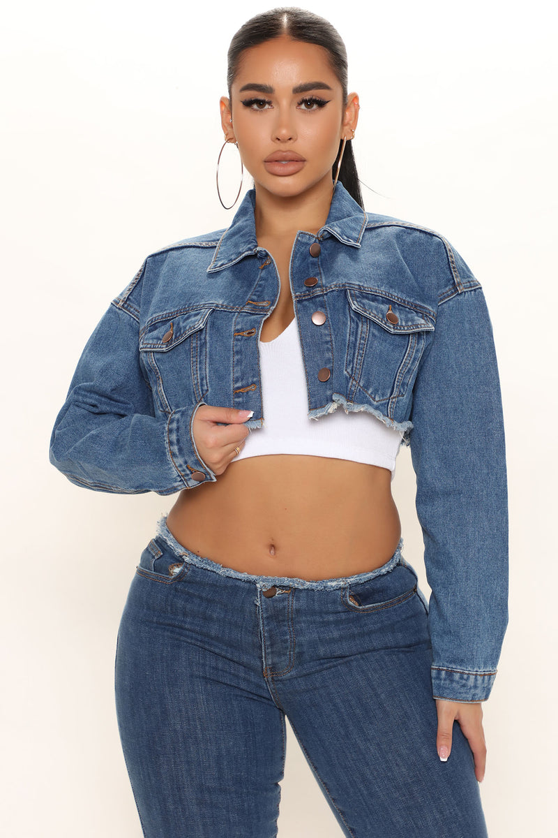 Denim jacket outlet fashion nova