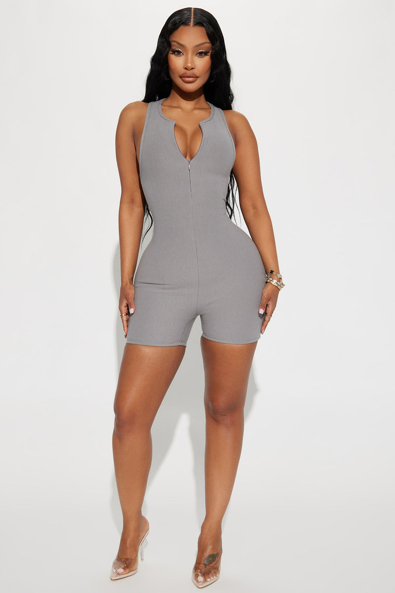 Grey hotsell romper shorts