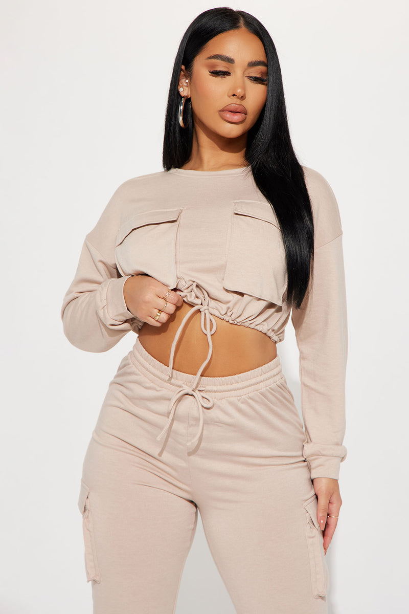 Fashion nova jogger set sales