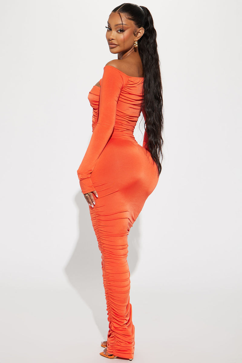 Kristal Maxi Dress Orange