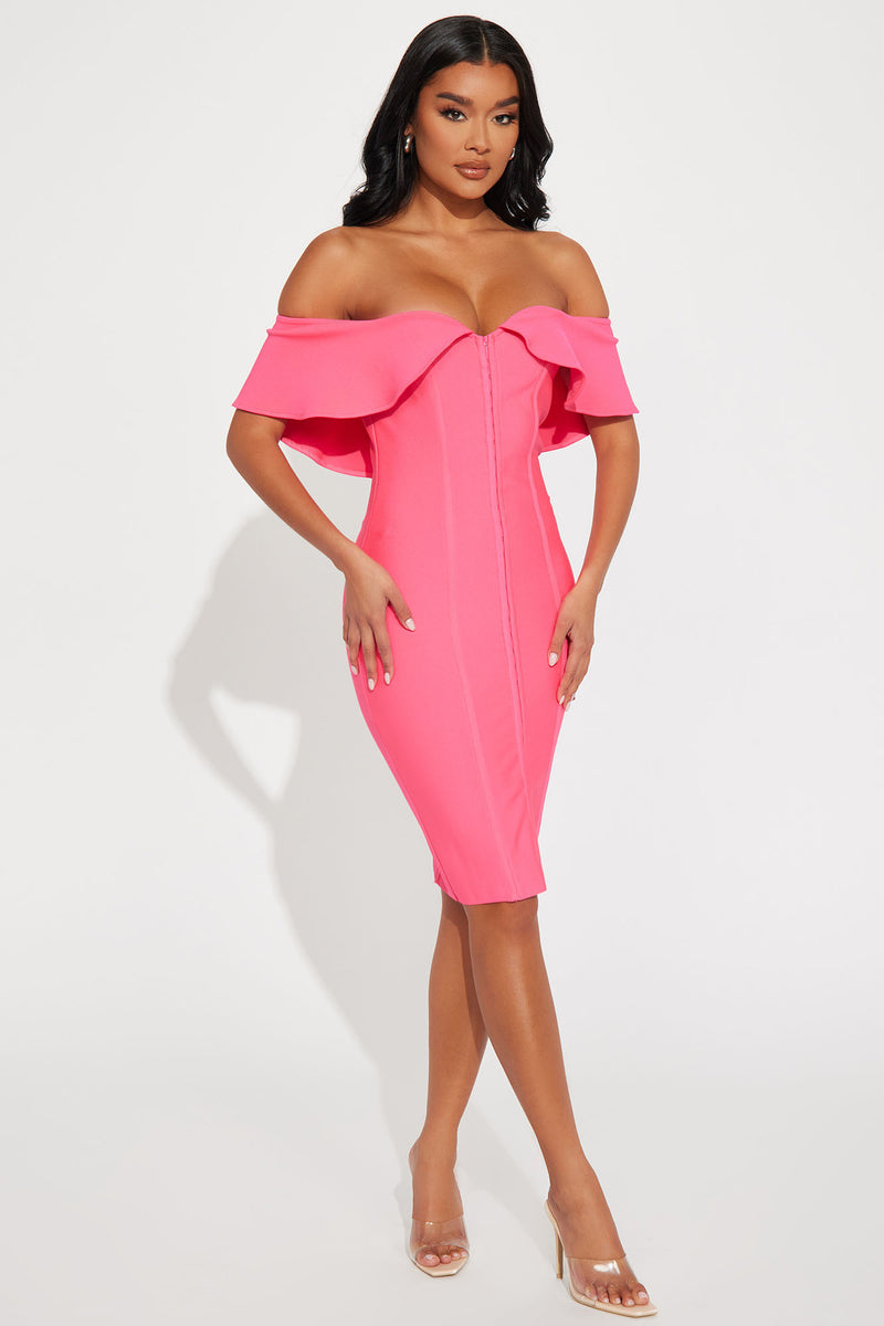 Show Off Bandage Midi Dress