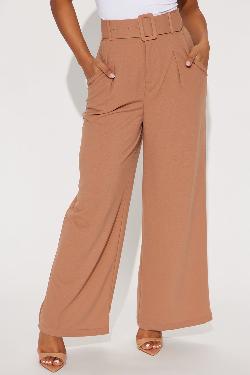 In The Zone Belted Trouser Pant - Mocha | Fashion Nova, Pants | Fashion ...
