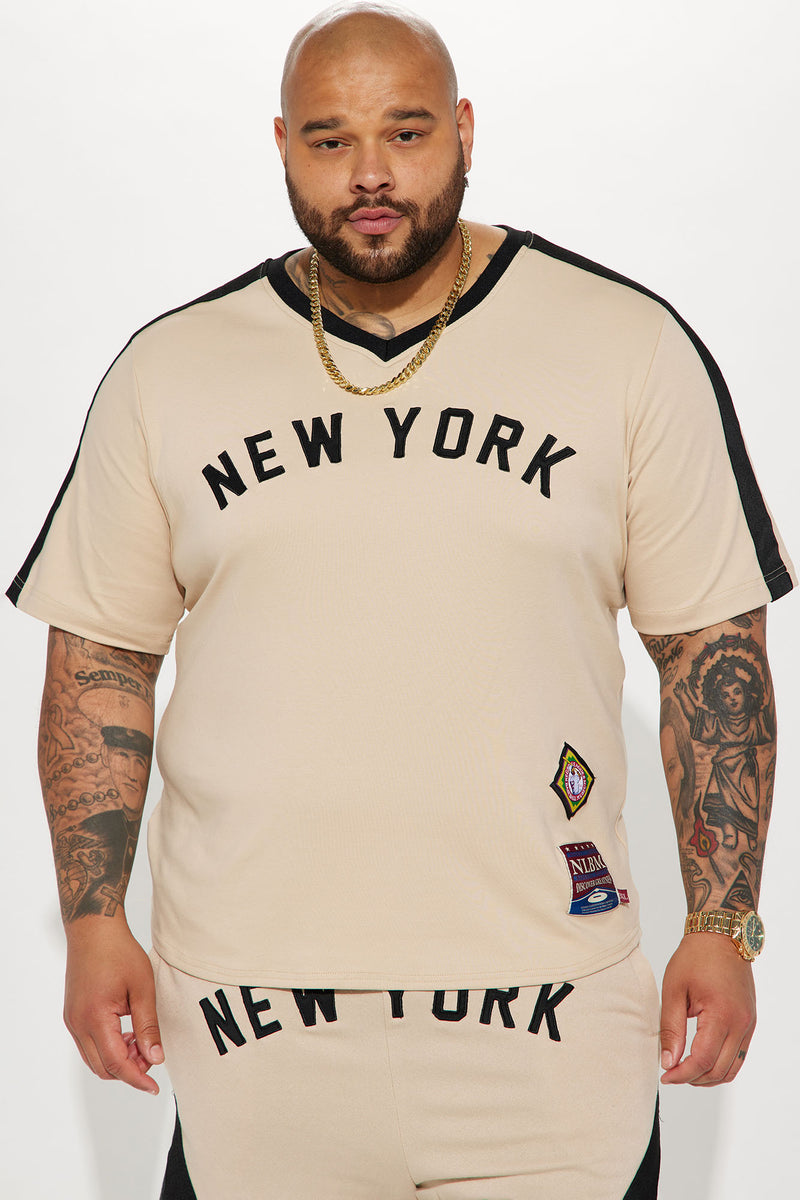 New York Black Yankees Baseball Jersey - Cream, Fashion Nova, Mens Tees &  Tanks