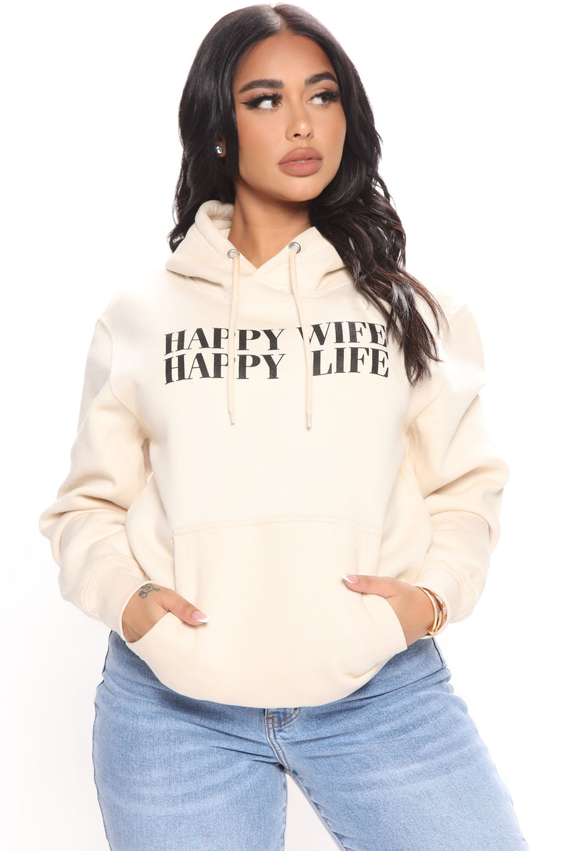 Happy wife clearance happy life sweatshirt