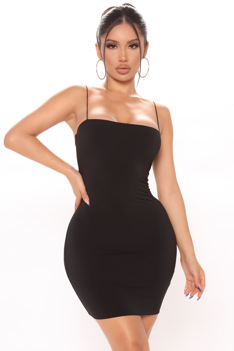 Fashion nova spaghetti strap hot sale dress