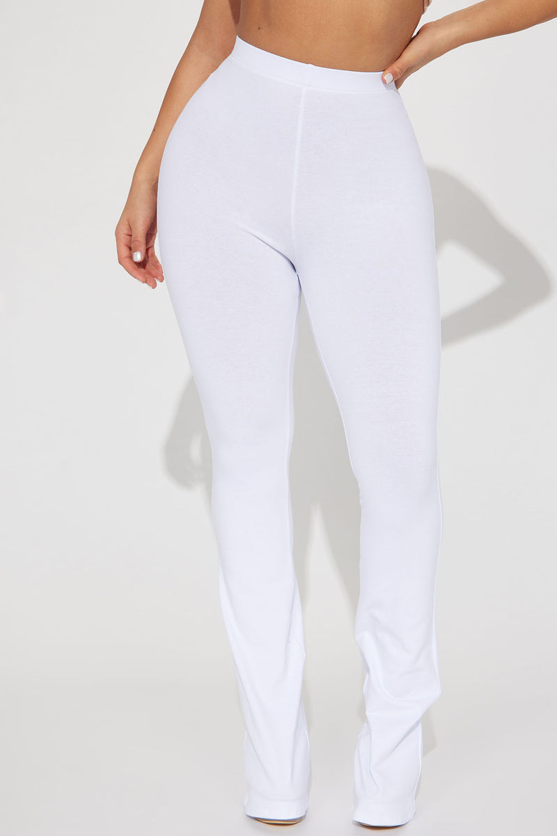 Adriana Flare Pant White