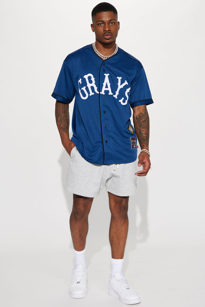 Homestead Grays Baseball Jersey Navy Fashion Nova, Mens Tees