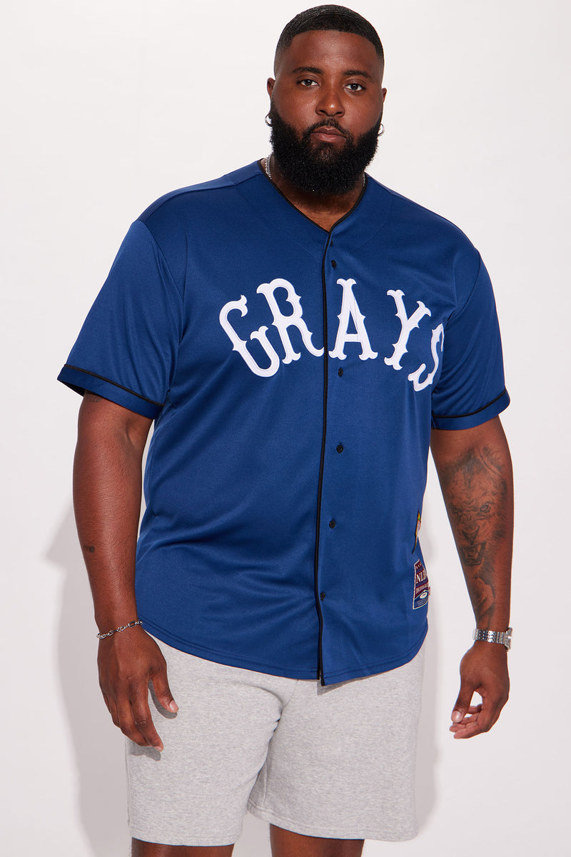 Homestead Grays Baseball Jersey Navy Fashion Nova, Mens Tees