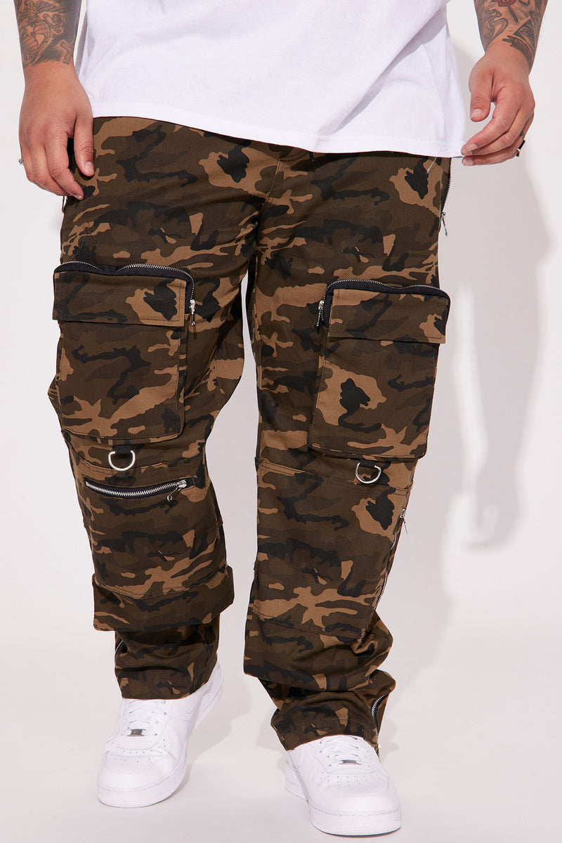 Always Prepared Cargo Pants Camouflage Fashion Nova, Mens Pants