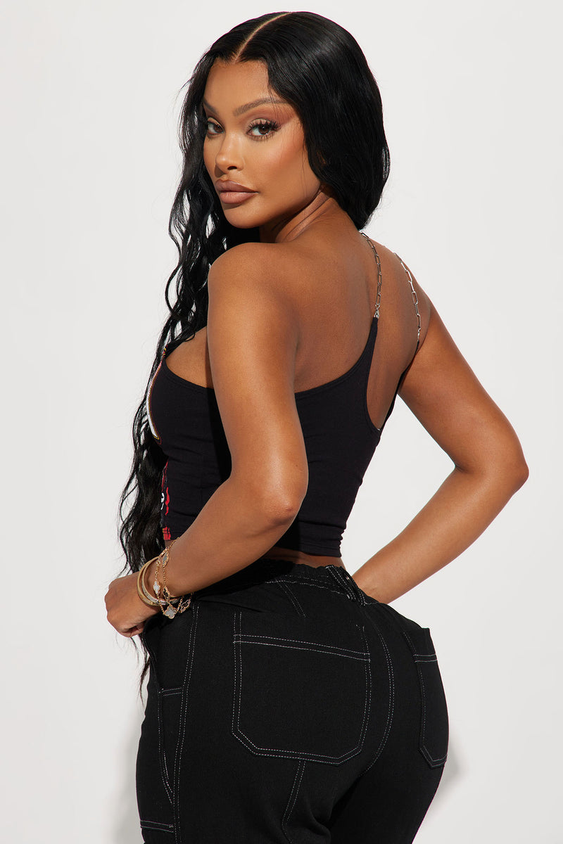 One shoulder crop outlet top fashion nova