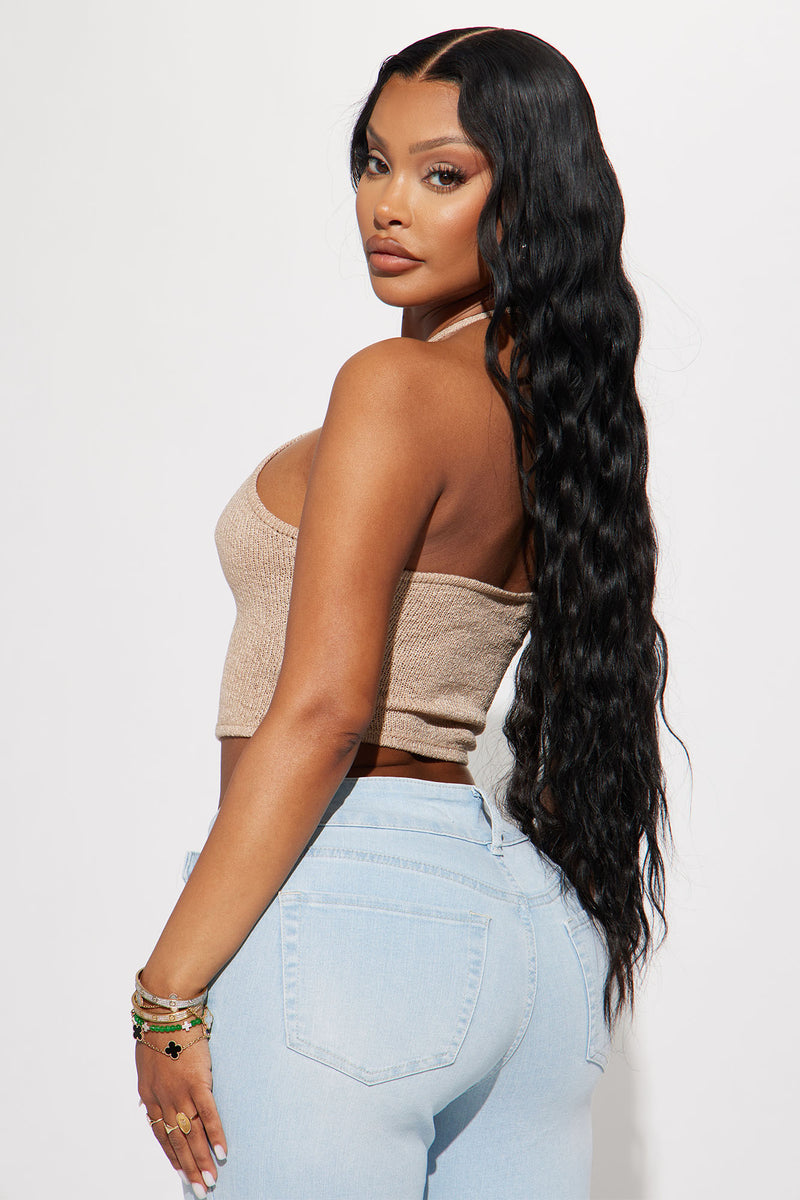 Lana Distressed Top - Taupe | Fashion Nova, Knit Tops | Fashion Nova