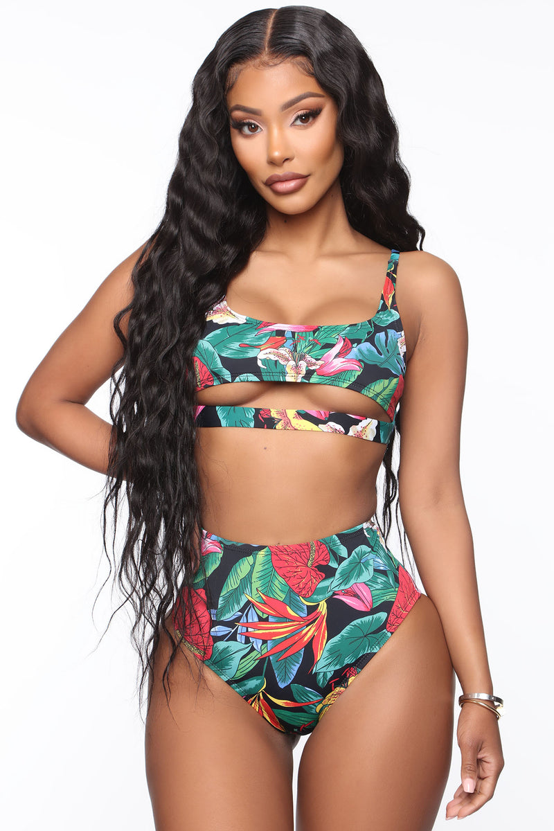 High waisted bikini fashion nova sale