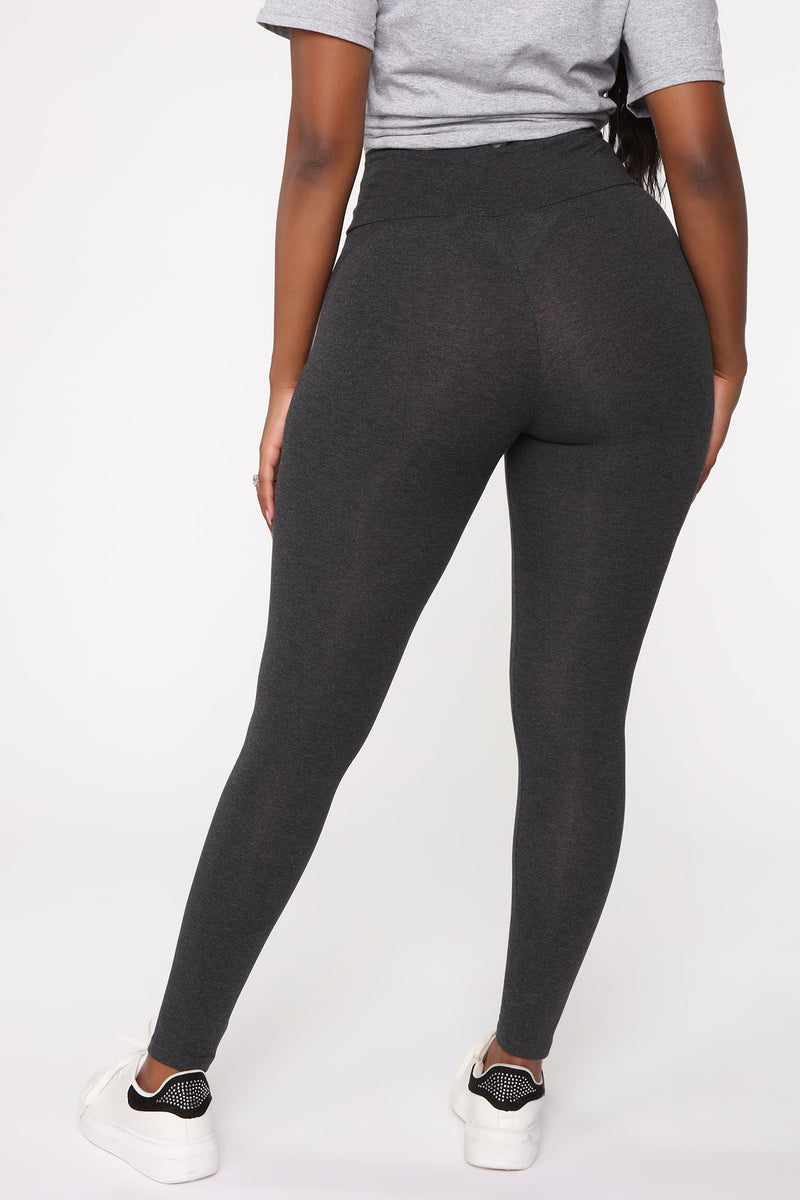 Running Around High Rise Legging - Charcoal