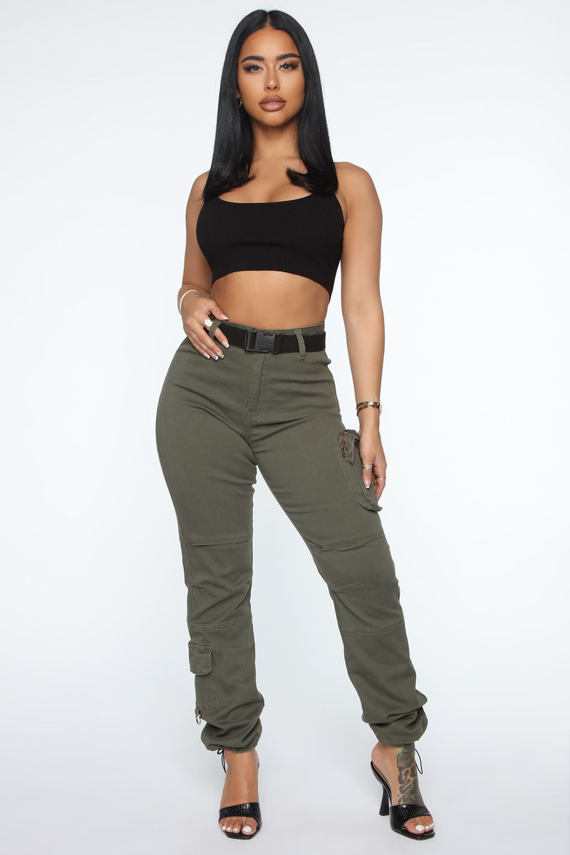 Fashion nova cargo sale joggers