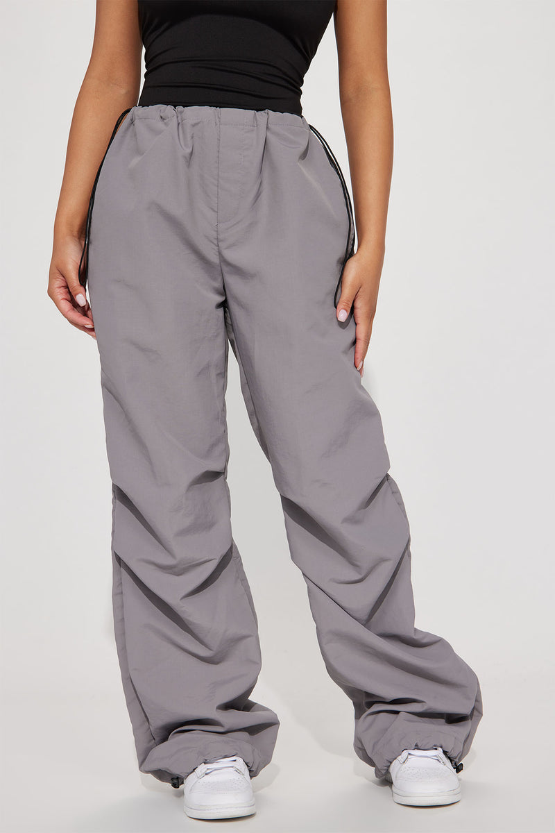 Reflective cheap trousers missguided