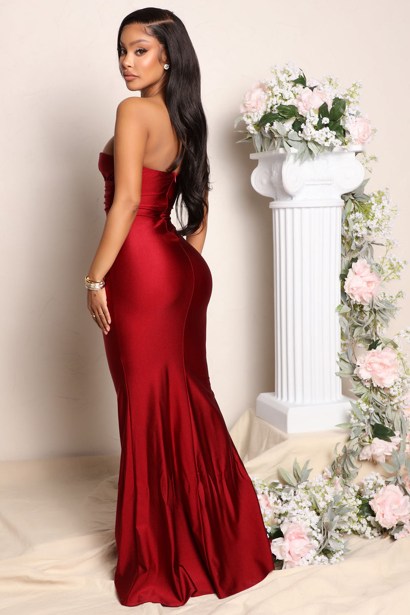 Calling You Over Maxi Dress Wine Fashion Nova Dresses