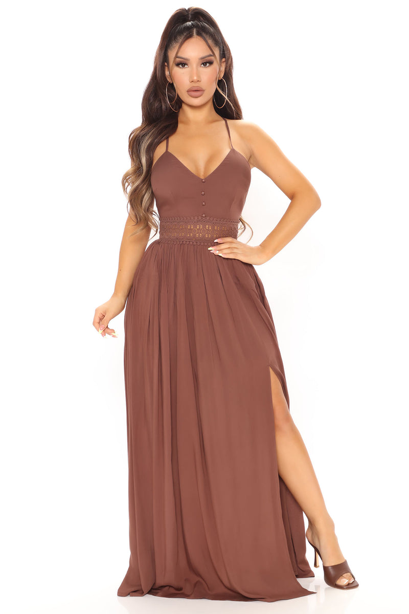 Holy slit dress fashion nova top