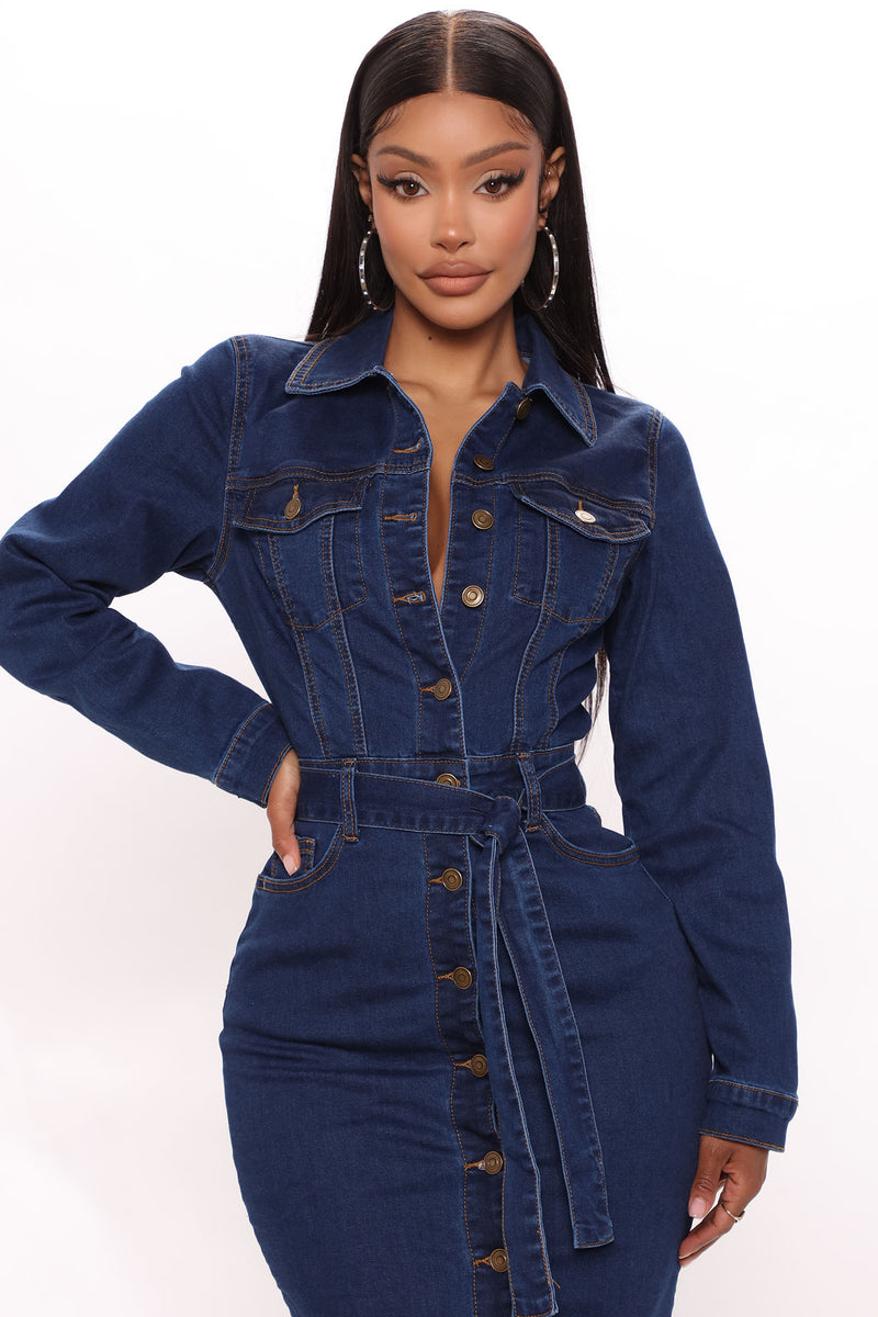 Fashion nova shop denim shirt