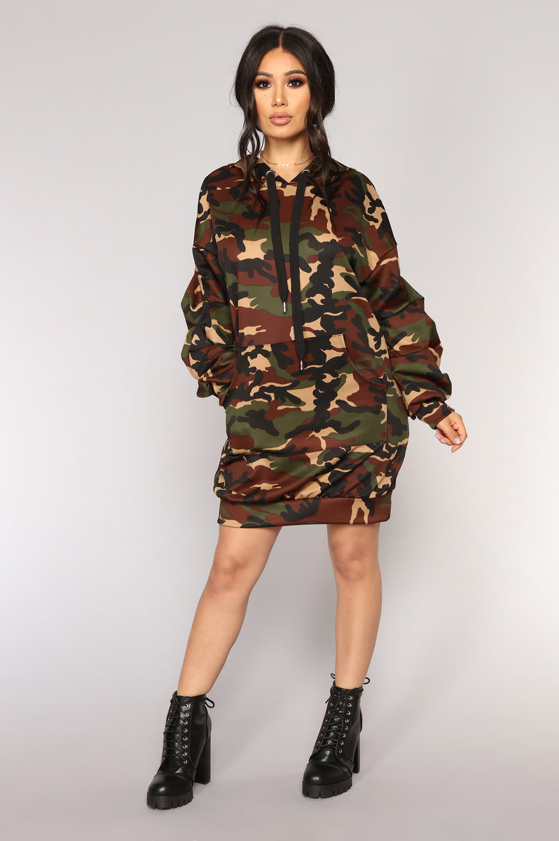 Camo dress fashion nova hot sale