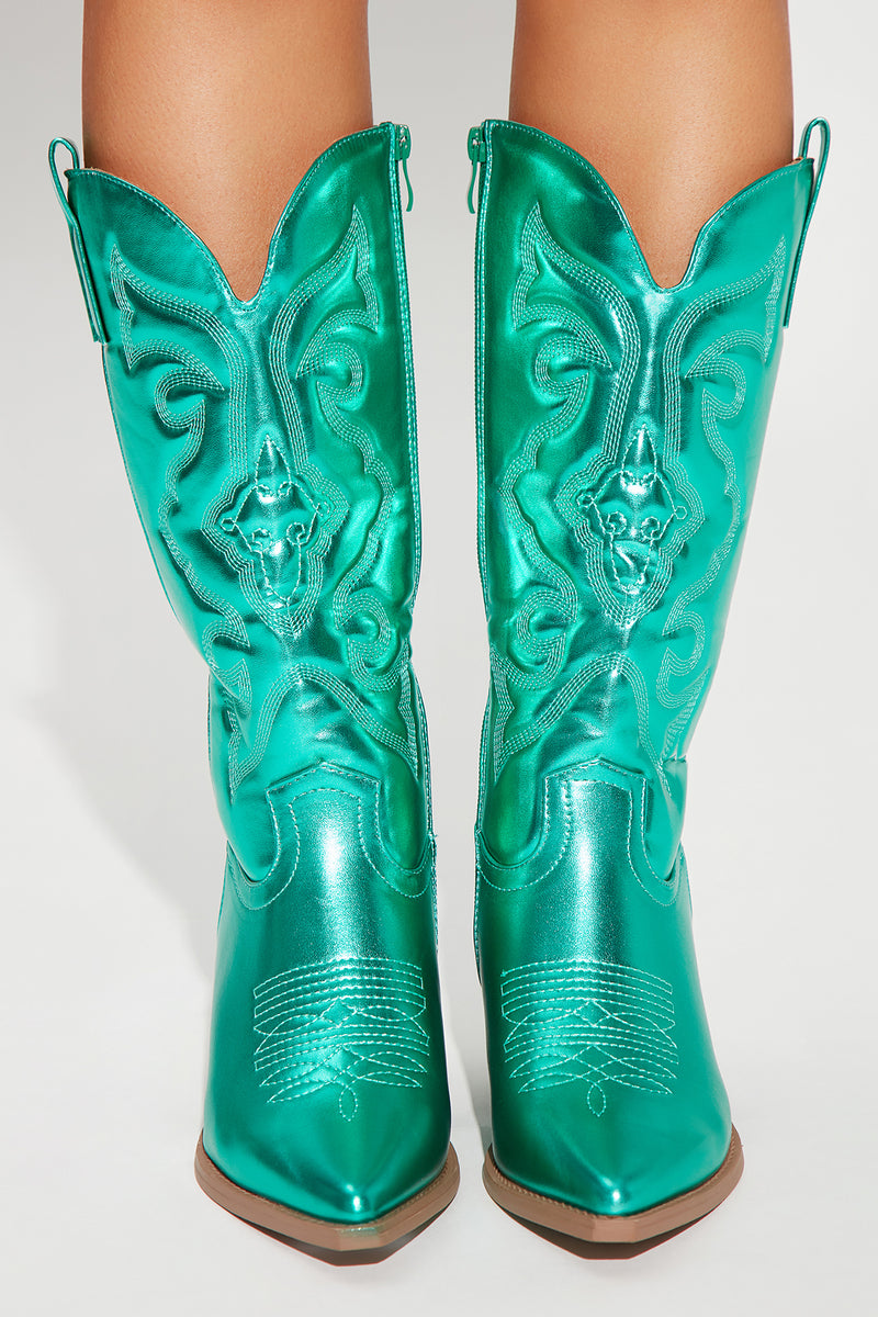 boerderij harpoen klein Take A Break Cowboy Boots - Green | Fashion Nova, Shoes | Fashion Nova