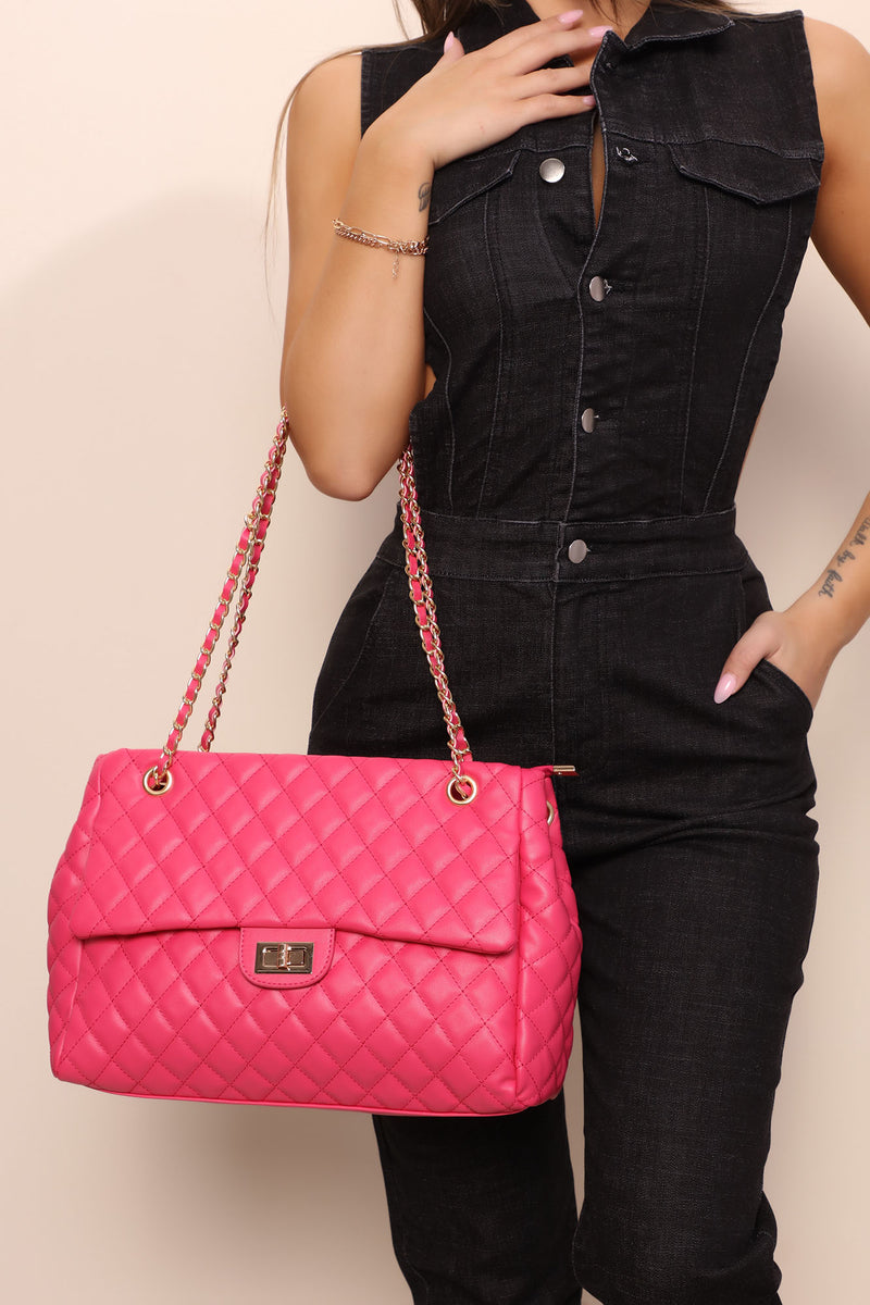 Tell It Like It Is Handbag Hot Pink Fashion Nova Handbags