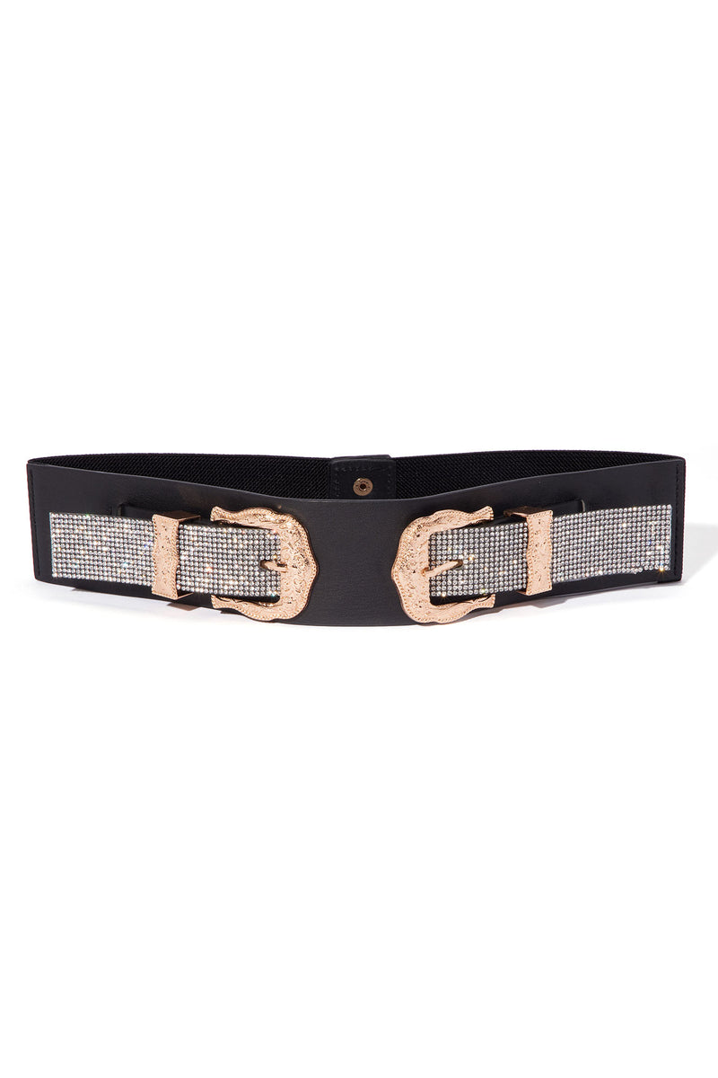 Western belt store double buckle