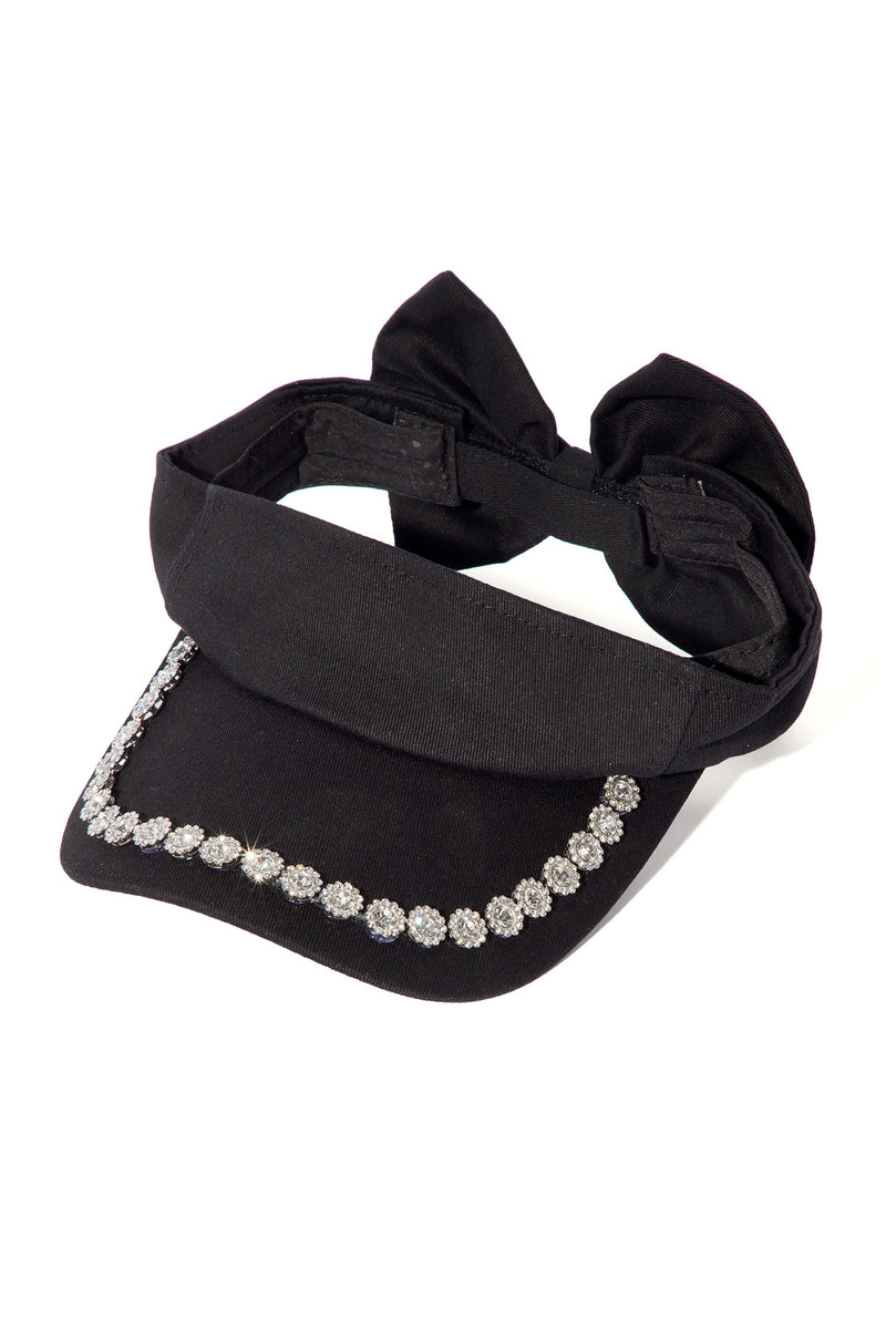 Diamond Girl Visor Hat Black Fashion Nova, Accessories Fashion Nova