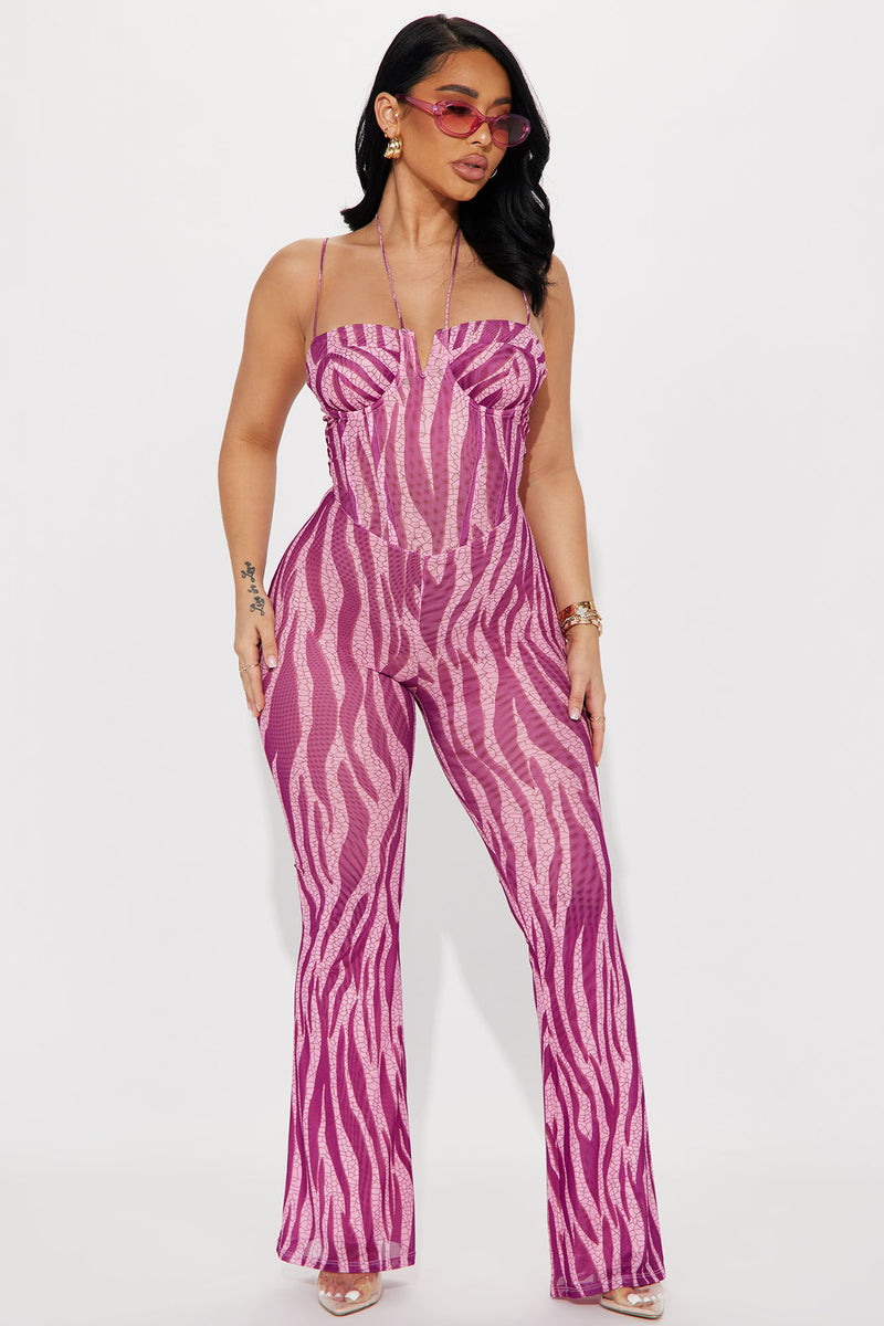 Selena purple jumpsuit fashion nova hotsell