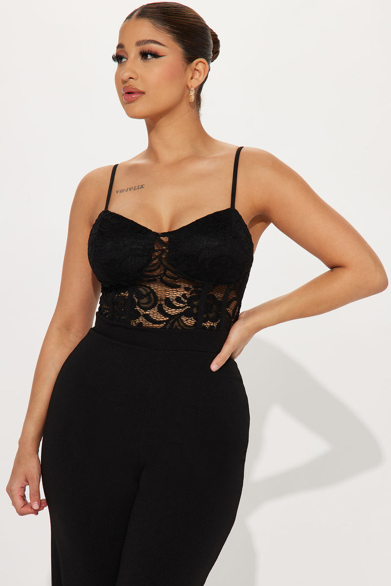 Rooftop date lace jumpsuit fashion nova 2025