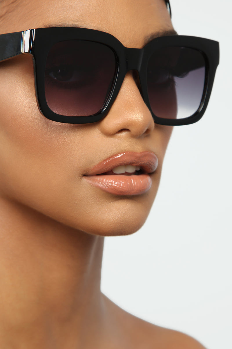 Running Riot Sunglasses - Black | Fashion Nova, Sunglasses | Fashion Nova