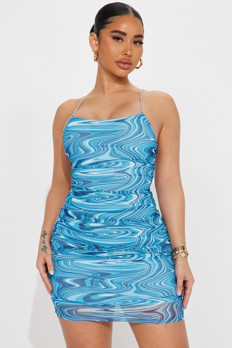 Got me twisted hot sale satin dress fashion nova