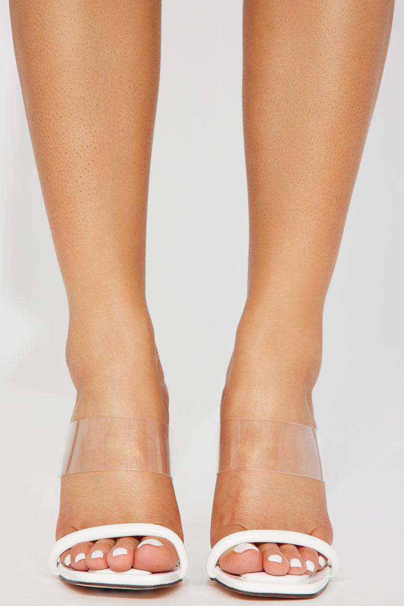 Zephrine Heeled Sandals White