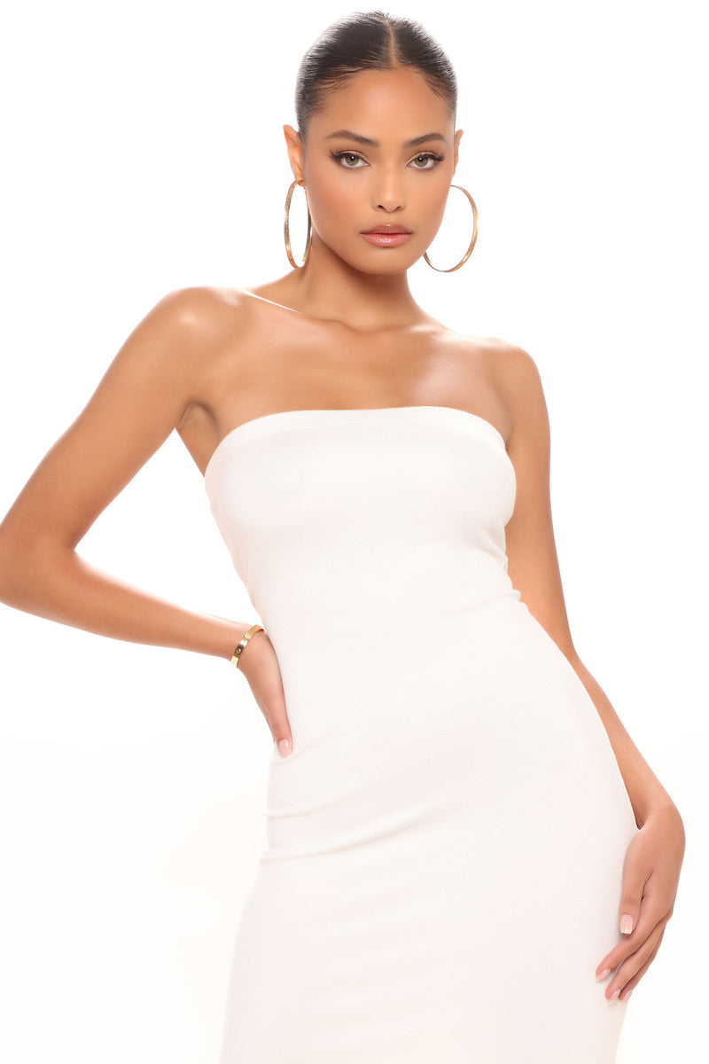 Hazel Mini Tube Dress White