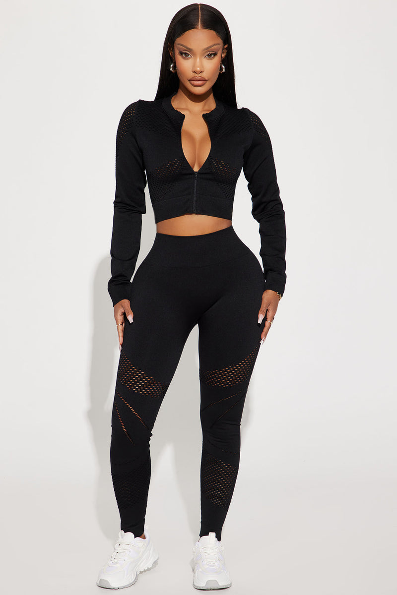Work Out For Me Laser Cut Seamless Jacket Black Fashion Nova, Nova