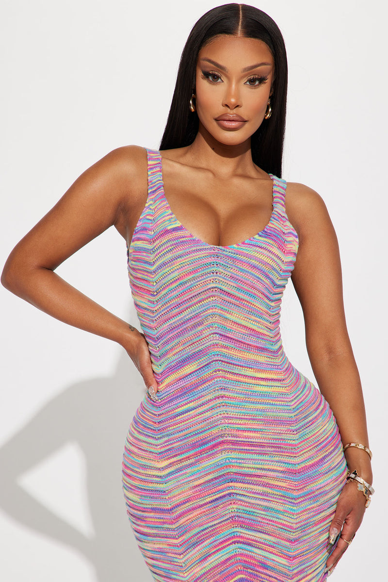 Rainbow dress fashion best sale nova