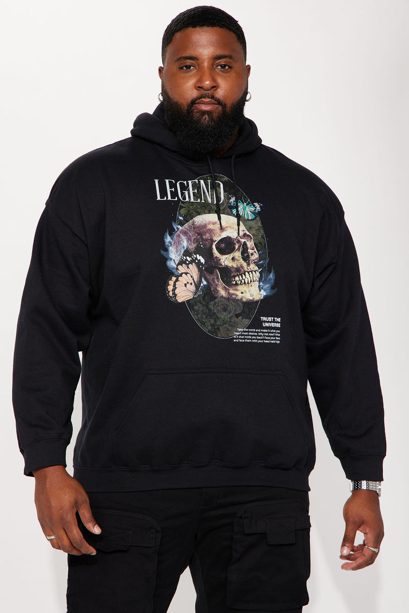Legendary Days Embroidered Hoodie Black Fashion Nova, Mens Fleece