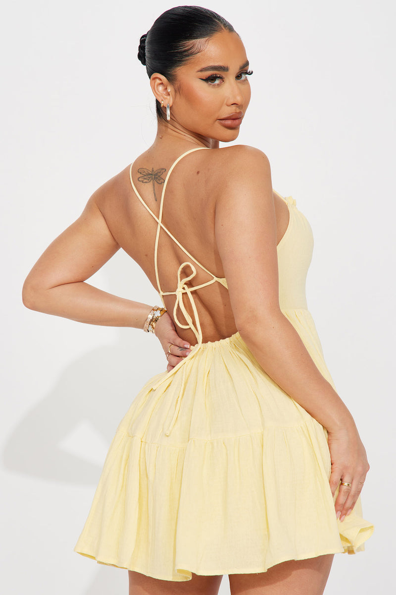 Shantel Mini Dress Yellow