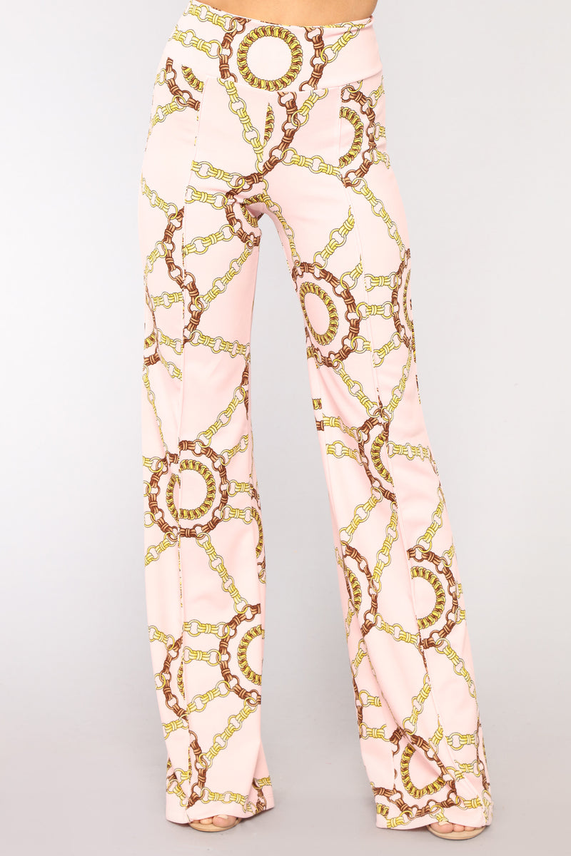 Chained Heart Pants - Pink | Fashion Nova, Pants | Fashion Nova