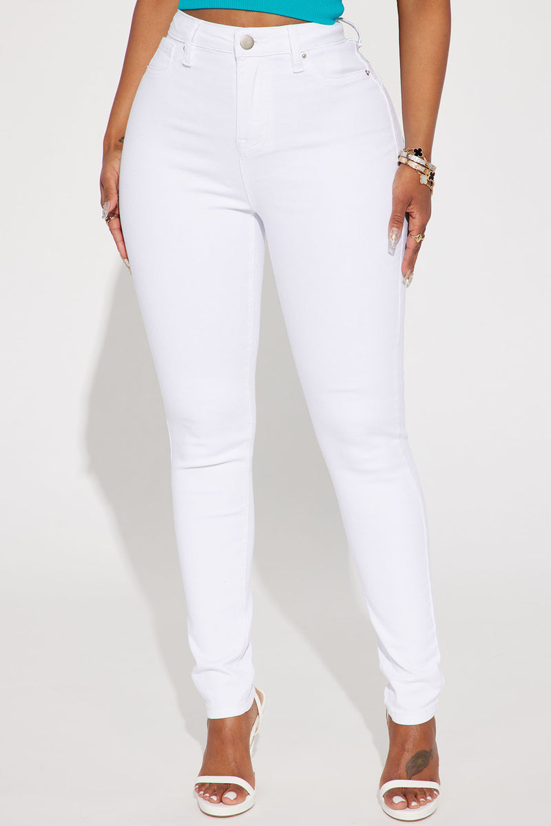 White jeans size best sale 14